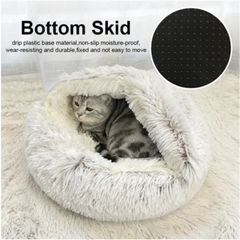 Long Plush Pet Cat Bed Round Cat Cushion Cat House 2 In 1 Warm Cat Basket Cat Sleep Bag Cat Nest Kennel For Small Dog Cat 1Long Hair Green / 35 35 16cm,1Long Hair Green / 40 40 18cm,1Long Hair Green / 50 50 20cm,1Long Hair Green / 60 60 20cm,3Long Hair grey / 35 35 16cm,3Long Hair grey / 40 40 18cm,3Long Hair grey / 50 50 20cm,4Fabric style gray / 60 60 20cm,5Fabric style coffee / 35 35 16cm,5Fabric style coffee / 40 40 18cm,5Fabric style coffee / 50 50 20cm,5Fabric style coffee / 60 60 20cm,6Fabric style p