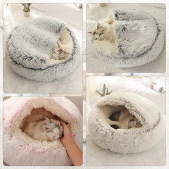 Long Plush Pet Cat Bed Round Cat Cushion Cat House 2 In 1 Warm Cat Basket Cat Sleep Bag Cat Nest Kennel For Small Dog Cat 1Long Hair Green / 35 35 16cm,1Long Hair Green / 40 40 18cm,1Long Hair Green / 50 50 20cm,1Long Hair Green / 60 60 20cm,3Long Hair grey / 35 35 16cm,3Long Hair grey / 40 40 18cm,3Long Hair grey / 50 50 20cm,4Fabric style gray / 60 60 20cm,5Fabric style coffee / 35 35 16cm,5Fabric style coffee / 40 40 18cm,5Fabric style coffee / 50 50 20cm,5Fabric style coffee / 60 60 20cm,6Fabric style p