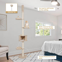 Floor to Ceiling Cat Tree PF008-