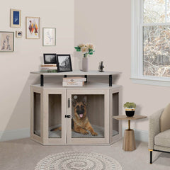 Corner Pet House with Multiple Function PF7316