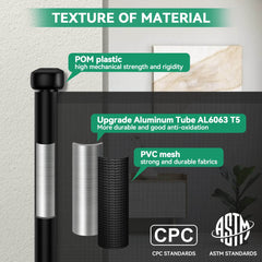 Pet Retractable Gates GH724 55 / Black,55 / White,71 / Black,71 / White