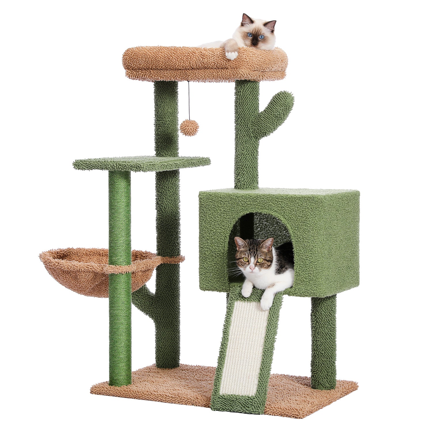 Cat Tree 41 Inches Cactus Cat Tower
