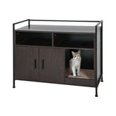 Cat Litter Box Furniture Hidden HW1193-Cat Litter Box Furniture