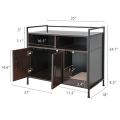 Cat Litter Box Furniture Hidden HW1193-Cat Litter Box Furniture