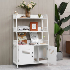 Hidden Cat Litter Box Storage Shelf PF004-