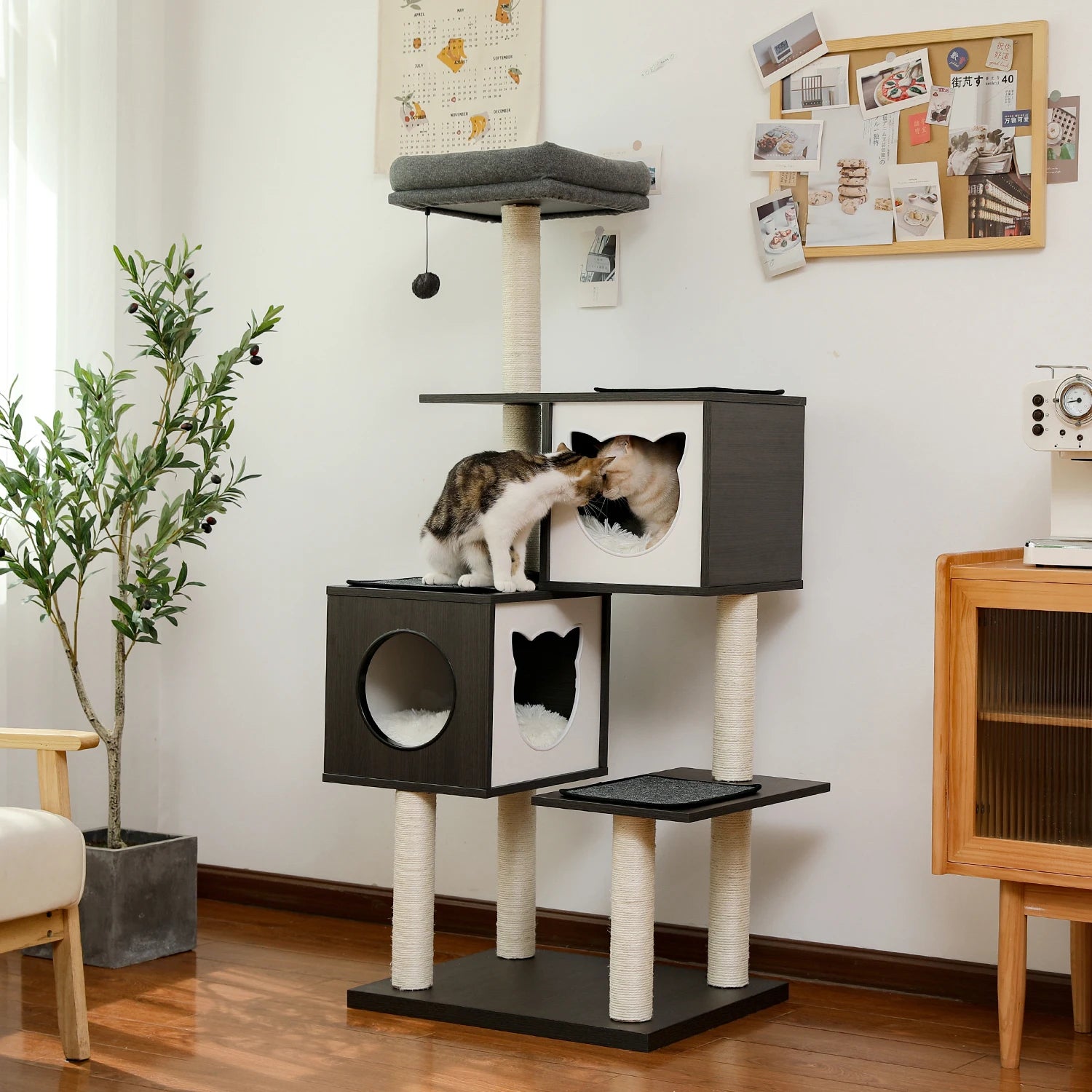 Luxury Cat Tree House Tower with Cabinet Solid Wood Cat Tree Posting Toy Multi-Level Kitten Cat Condo rascador gato arbre à chat AMT0094BN / as picture / United States,AMT0102GY / as picture / CZECH REPUBLIC,AMT0094BK / as picture / United States,AMT0102BN / as picture / CZECH REPUBLIC,AMT0103GY / as picture / United States,AMT0102BN / as picture / spain,AMT0102BN / as picture / United States,AMT0102GY / as picture / spain,AMT0102GY / as picture / United States,AMT0102GY / as picture / france,AMT0110GY / as