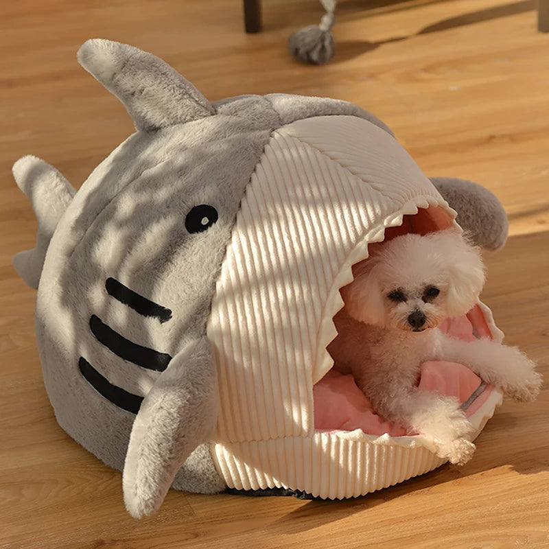 Enclosed Warm Cat Bed For Portable Pet Beds Sweet Kittens Basket Cushion Cat Pillow Mat Tent Puppy Nest Cave Cats House Goods Blue / M (45X42X32cm),Blue / S (38X35X32cm),grey / S (38X35X32cm),Blue / L (53X50X36cm)),grey / L (53X50X36cm)),grey / M (45X42X32cm)