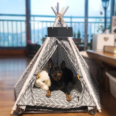 Pet Teepee Tent Dog Cat Teepee Bed Portable RWashable Dog Houses Indoor Puppy Beds with Cushion for Small Dogs Cats Rabbits Black and white / M-5-corner tent,Black and white / S-4-corner tent,Turtleback bamboo / M-5-corner tent,White canvas - ball / S-4-corner tent,Turtleback bamboo / S-4-corner tent,Gray- Linen / S-4-corner tent,Gray- Linen / M-5-corner tent,Green leaf / M-5-corner tent,Green leaf / S-4-corner tent,White / S-4-corner tent,White (canvas) / S-4-corner tent,Diamond- Linen / S-4-corner tent,Wh