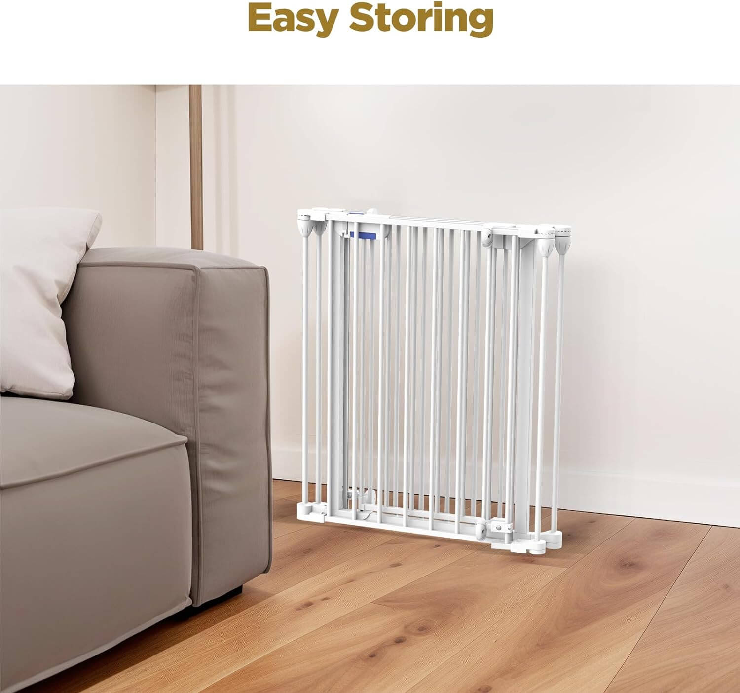 8 Panels Baby Gate Heavy Duty Playpen PA739 8 panels-black,8 panels-white