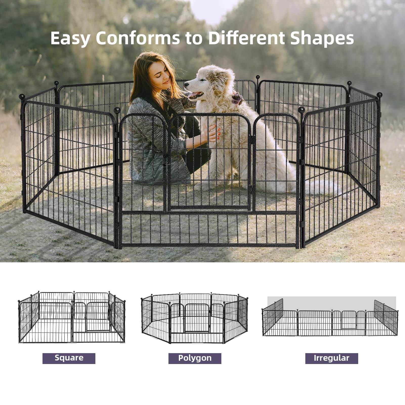Dog Playpen 8/16 Panels 32'' 8 Panels,16 Panels