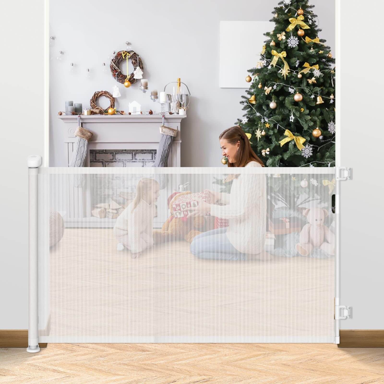 Pet Retractable Gates GH724 55 / White