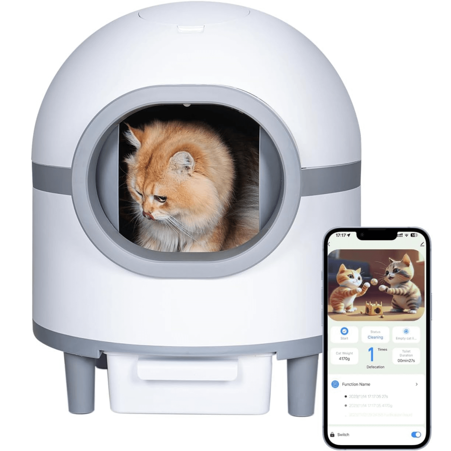Automatic Cat Litter Box PA016 Cat Litter Box Furniture