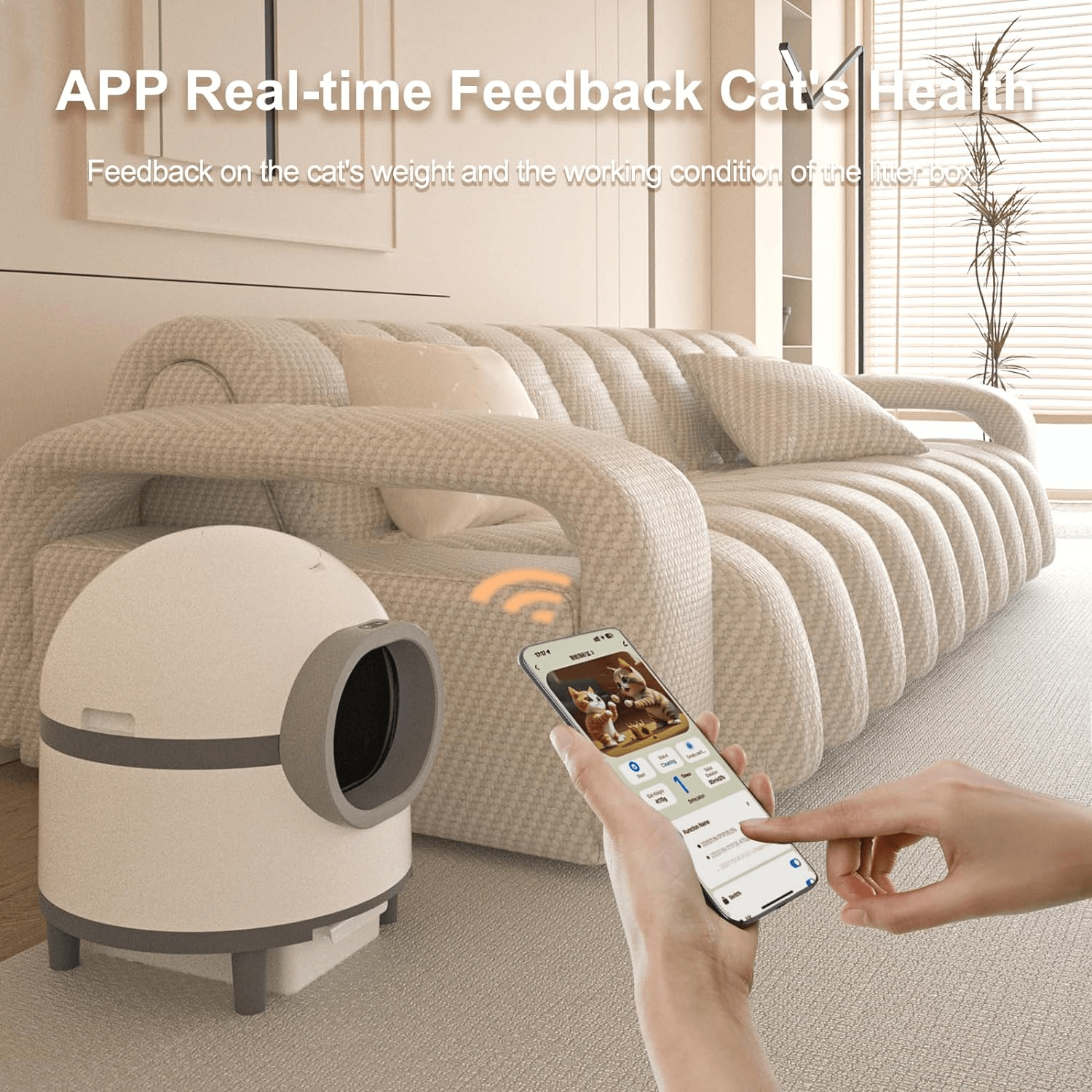 Automatic Cat Litter Box PA016 Cat Litter Box Furniture