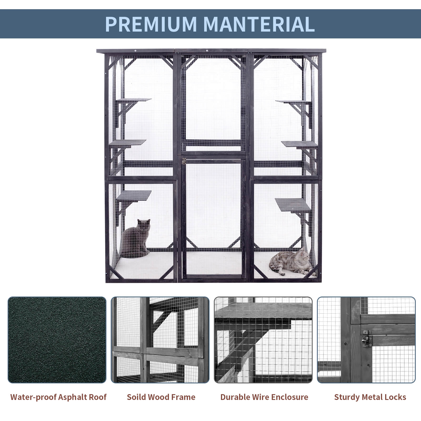 Outdoor Cat House PE1001-