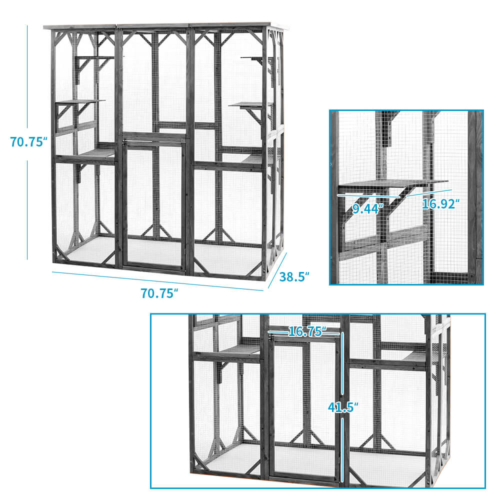 Outdoor Cat House PE1001-