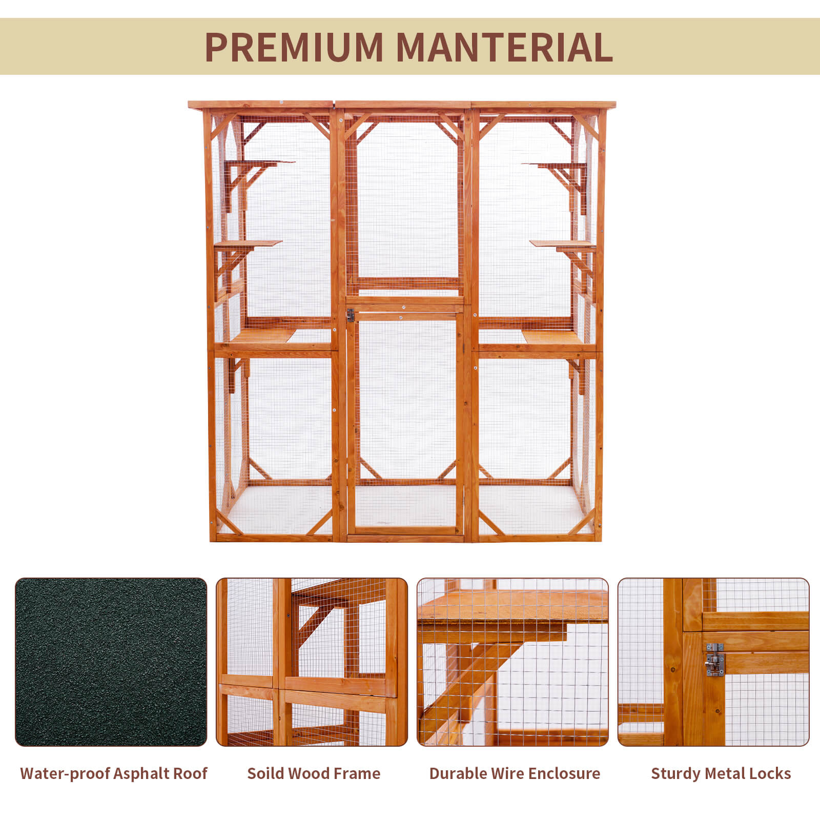 Outdoor Cat House PE1001-