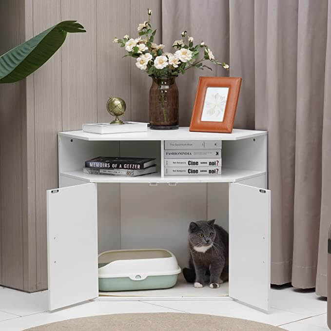 Corner Litter Box Enclosure PF003-