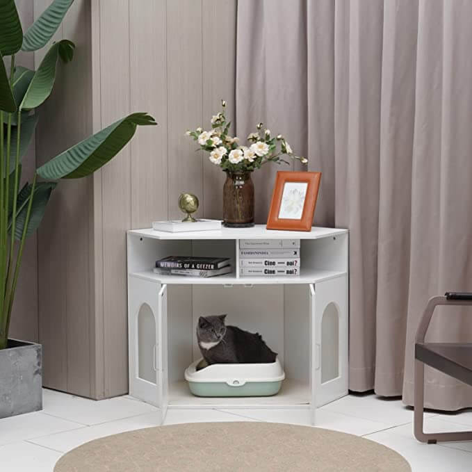 Corner Litter Box Enclosure PF003-