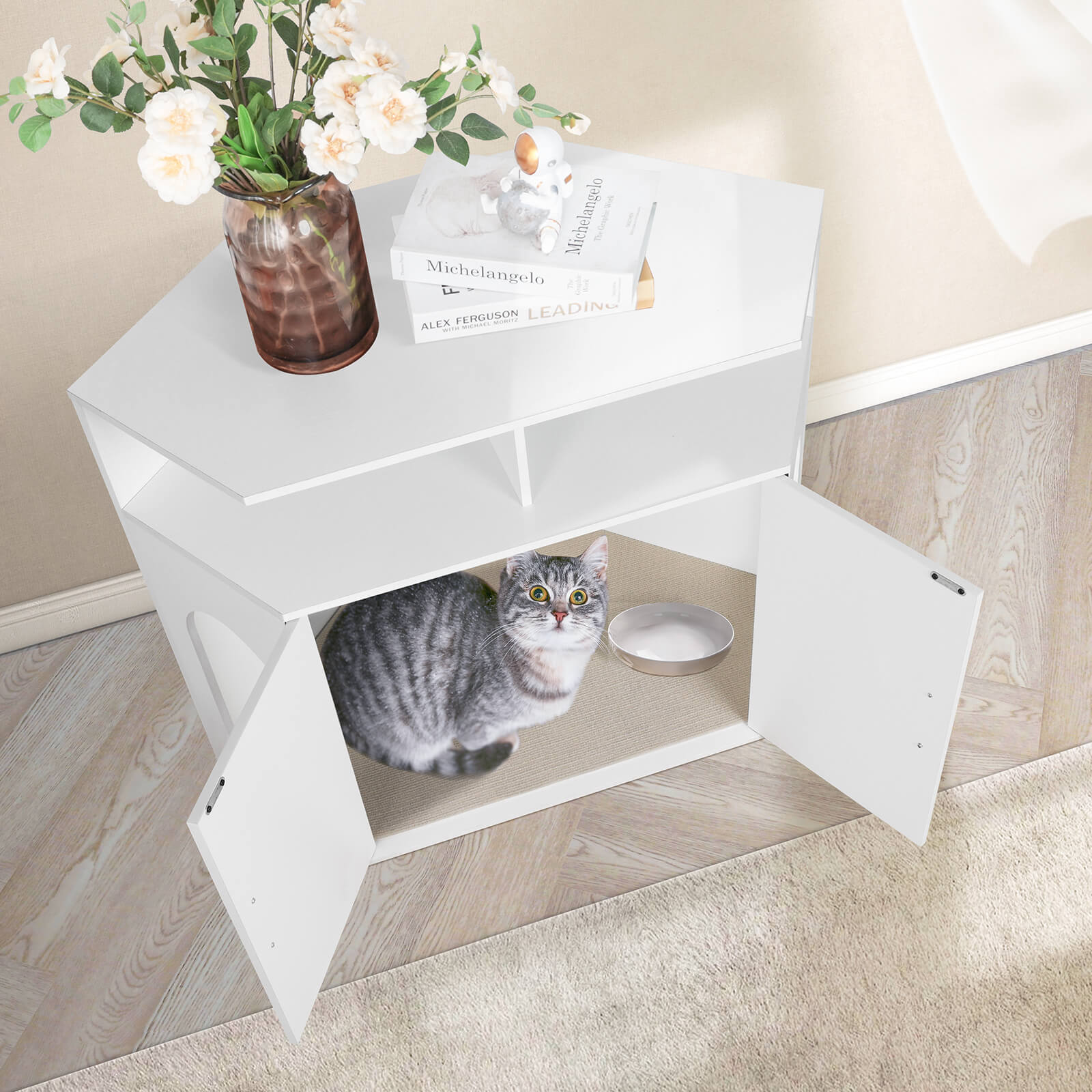 Corner Litter Box Enclosure PF003-